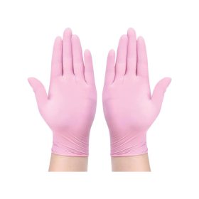 Nitrilne roze rukavice (100/1)